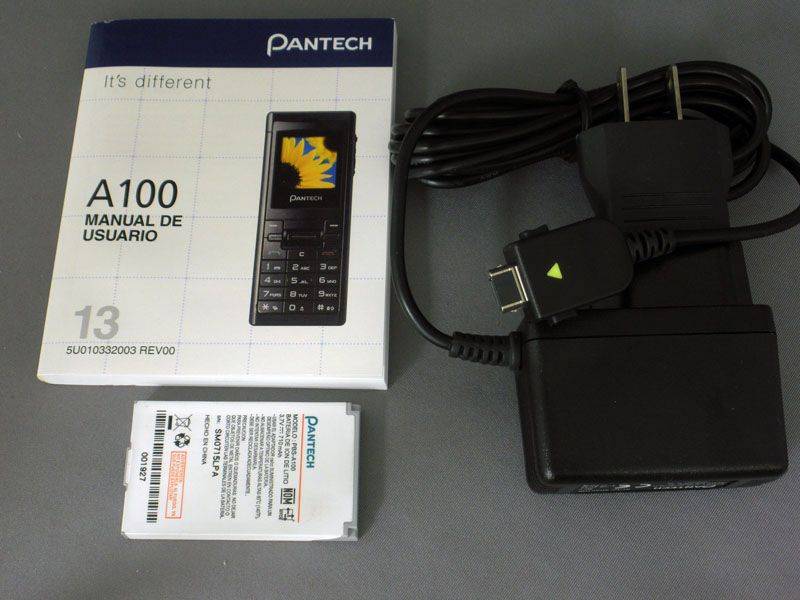 NEW UNLOCKED PANTECH A100 GSM TRI BAND BLACK  