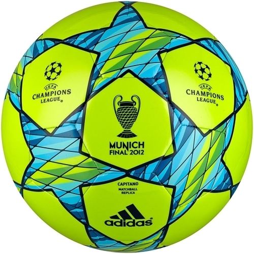 adidas Capitano Finale UCL 2012 Soccer Ball Munich Green/Blue Brand 