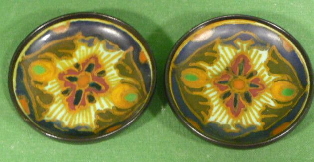 e229 Vintage Set of 2 GOUDA PADS Arnhem decor AROE  