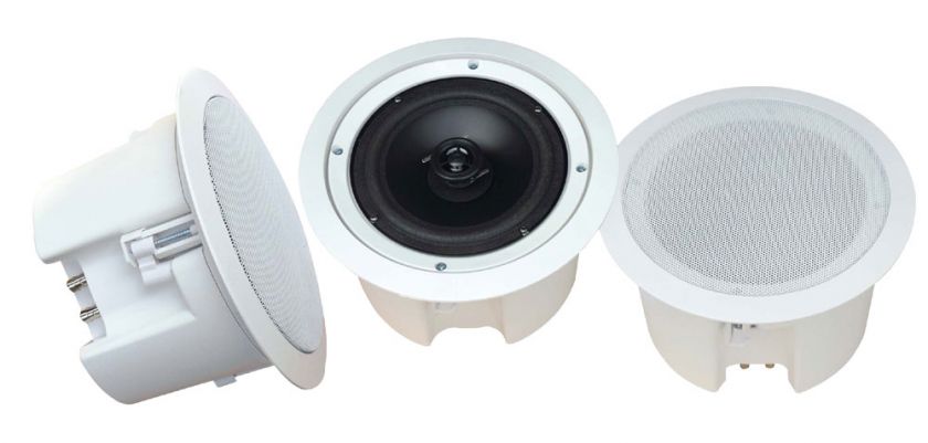 Pyle Pdpc62 6 1/2 In ceiling 2 way Flush Mount Enclosure Speaker 