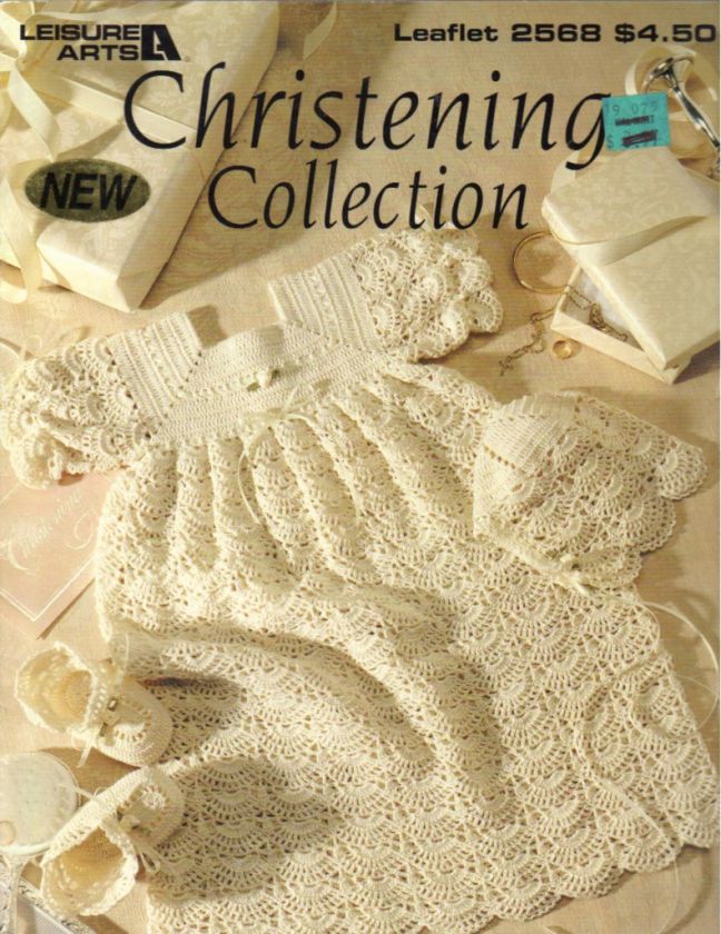 Leisure Arts Christening Collection Crochet Book  