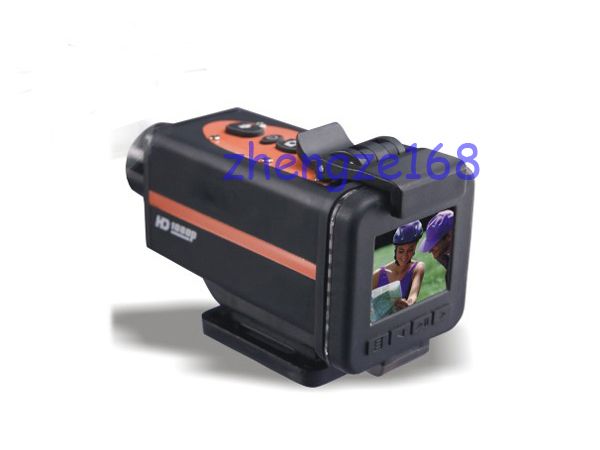 Full HD 1080P Helmet Sports Mini DV DVR Camera Monitor  