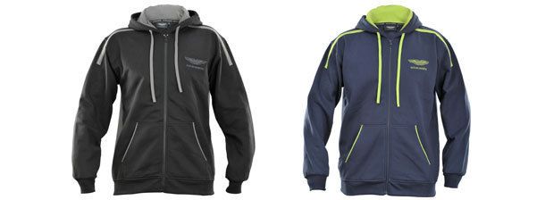 Aston Martin Full Zip Hoodie Black/Grey or Blue/Green  