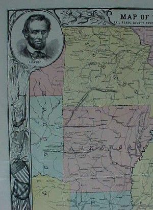 1863 Civil War Map SOUTHERN STATES Scott Coast Blockade  