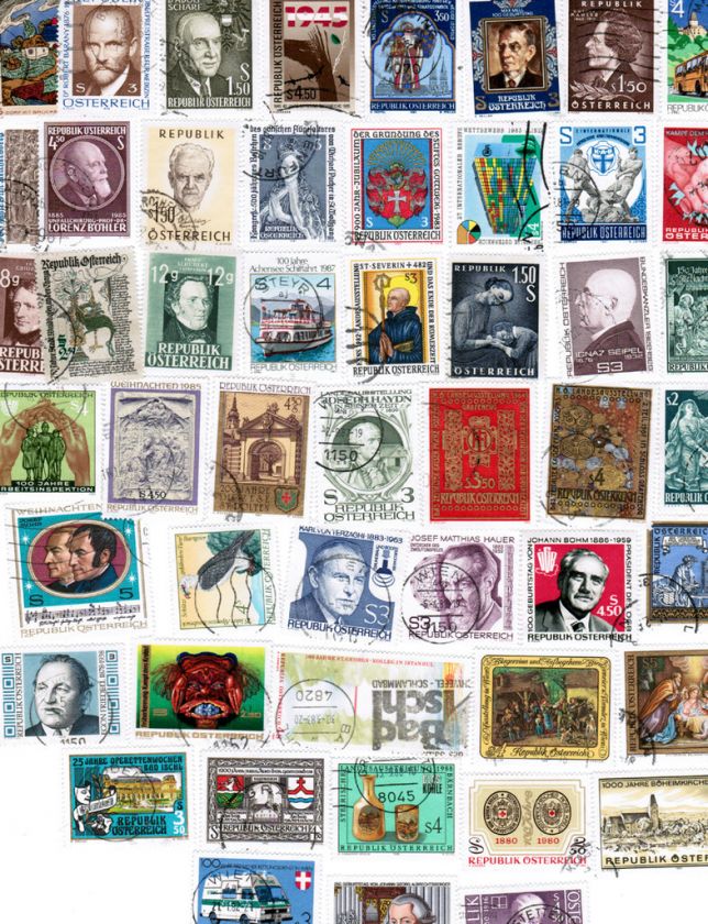 Austria, 50 different commemoratives collection  