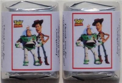 60 TOY STORY BIRTHDAY PARTY FAVORS CANDY WRAPPER LABELS  