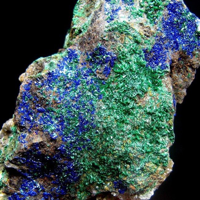 Blue Azurite & Green Malachite Crystal Specimen D1343  