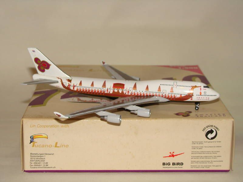 BiG BiRD 1500 Thai B747 400 Amazing Thai Herpa 500  