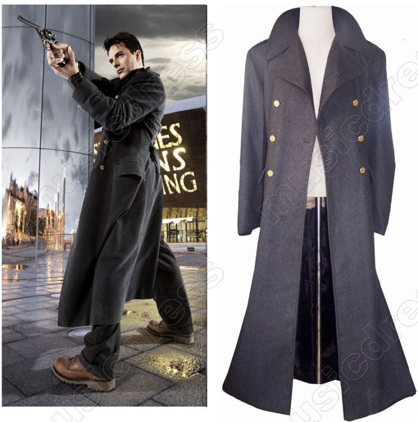 mens wool material trenchcoat coat  