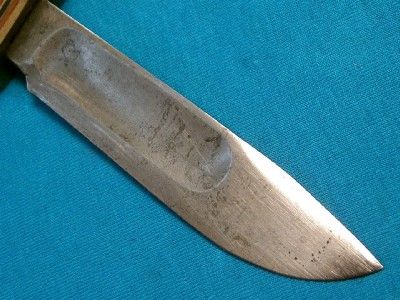 ANTIQUE MARBLES IDEAL BABY SHARK HUNTING SKINNER SURVIVAL BOWIE KNIFE 