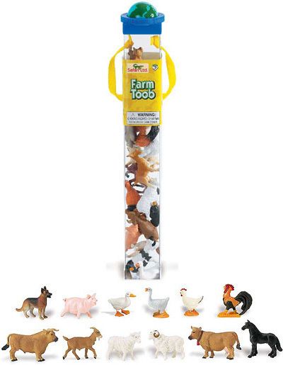 Farm Toob Safari Sheep Rooster Cow Goat Duck #695204  