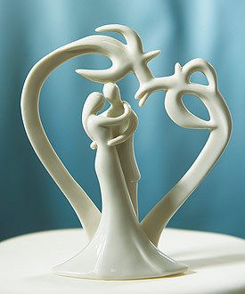 Tropical Breeze Beach Destination Wedding Cake Topper  