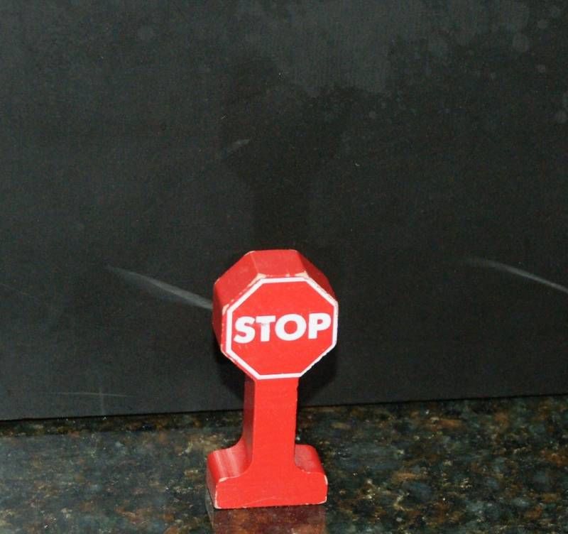 Brio Wooden Stop Sign   2.5  