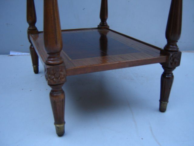 Great Louis XVI walnut inlay buffet table # as/1613  