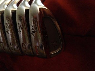 BEN HOGAN APEX EDGE PRO FORGED IRONS 3 PW STEEL #4 STIFF FLEX  