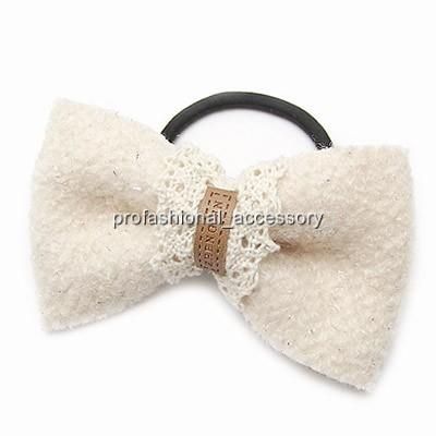 KH042 Korean Style Chic Fabric Ribbon Bow Hair Tie Band  