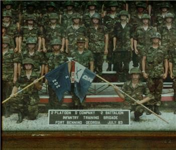 PLATOON D COMPANY 2 BATTALION Fort Benning, GA PHOTO  