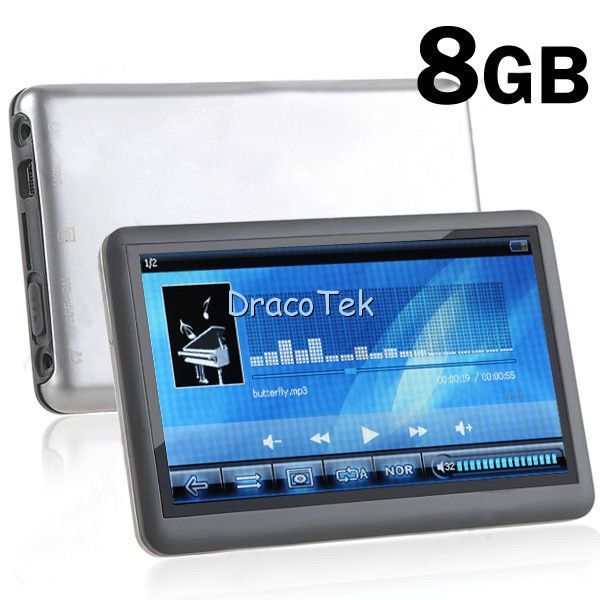 Touch Screen MP4 MP5 Player Media Player FM Radio 8GB MPT42B8G 