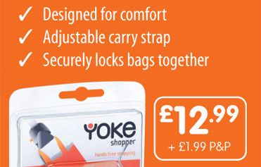 New Yoke Shopper Shopping Carrier Bag Strap Hand Holder  