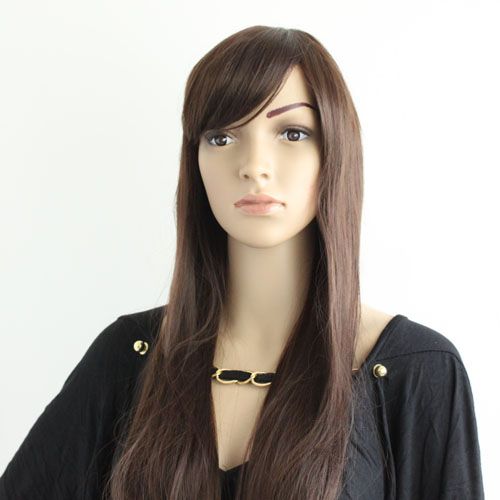 new womens long full straight hair wig/wigs fashion 2  