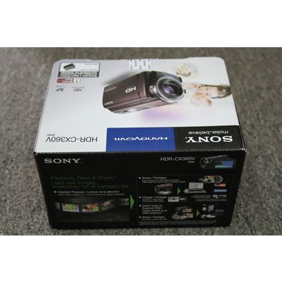 New Sony HDR CX360 CX360 HD Camcorder w/ 16GB Lens Package 