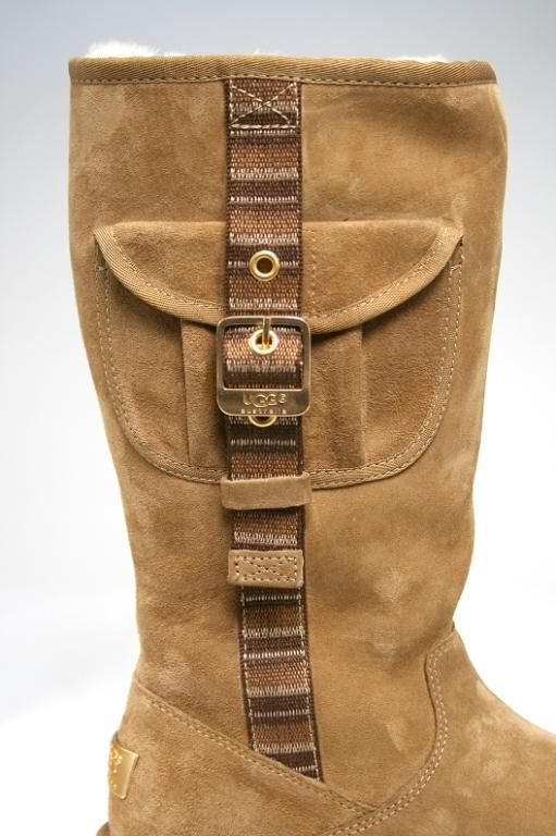 UGG Retro Cargo Womens Sand Sheepskin Boot Size 7 US New  