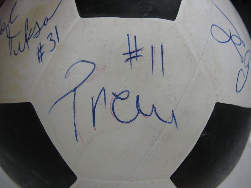 1987 88 TACOMA STARS Team Signed Ball AUTO PREKI  