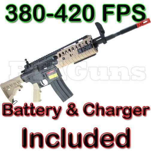 NEW TAN 2012 JG Airsoft M16 M4 M16A4 RIS S System Electric Metal AEG 