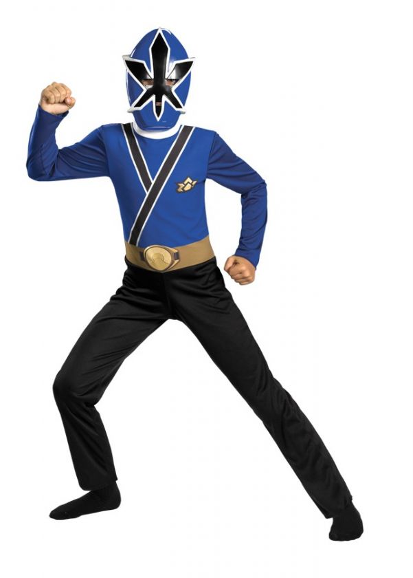 BOYS POWER RANGERS BLUE SAMURAI COSTUME DRESS DG38245 039897382463 