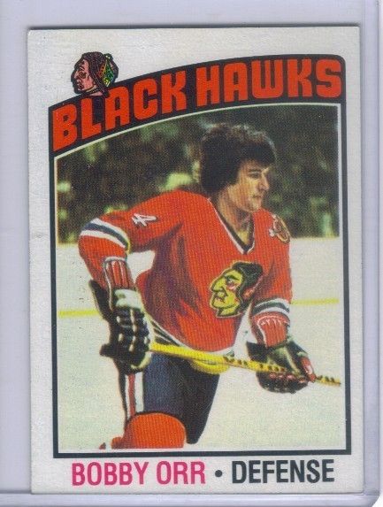 1976 77 Topps Bobby Orr #213 Chicago Blackhawks  