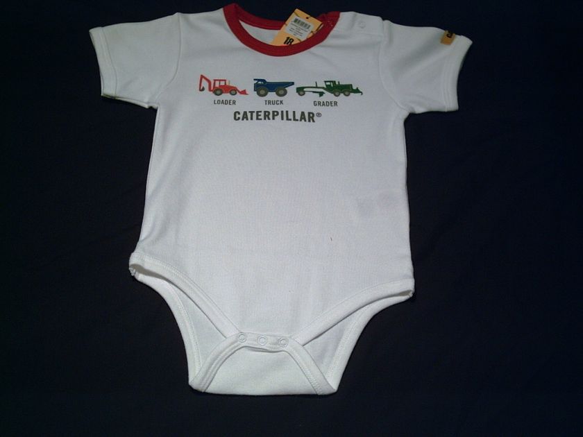 BABY CAT CATERPILLAR WHITE BODY SUIT NWT SZ. CHOICE  