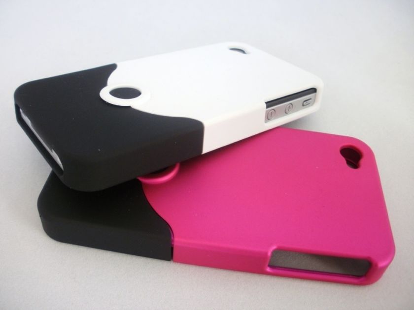 Apple iPhone 4G/4S 2 Piece Slider Magenta Case US Sellr/Shipr. AT&T 