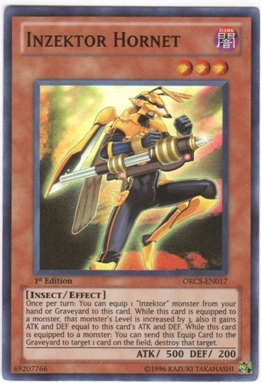 Yu Gi Oh Order of Chaos Single Inzektor Hornet Super Rare ORCS  