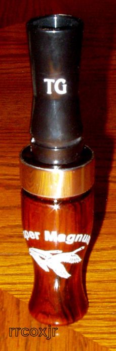 TIM GROUNDS SUPER MAG GOOSE CALL CUSTOM POLY+LANYARD 616337306199 