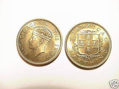 JAMAICA 1950 FARTHING BU  