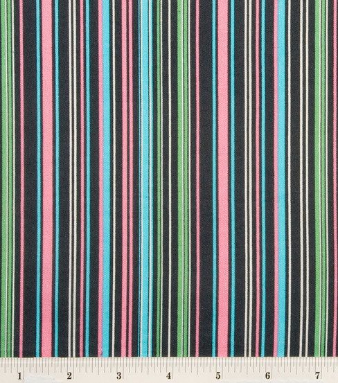 Heidi Grace Lovebirds Stripe Fabric 1/2 yard  