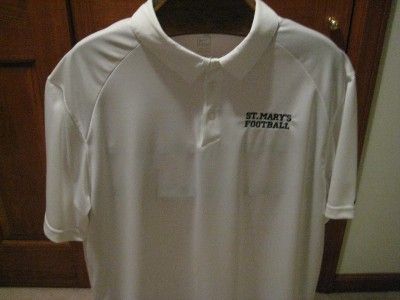 NIKE POLO SHIRT FIT DRY ST. MARYS FOOTBALL SZ XXLARGE AUTHENTIC NIKE 