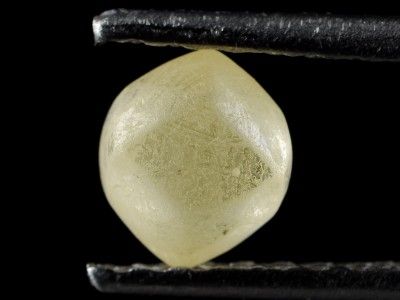 41ct Nice Yellow Dodecahedron Natural Rough Diamond  