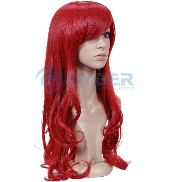 Fashion Stylish Long Wavy Curly Cosplay Party Hair Womens Full Wig 