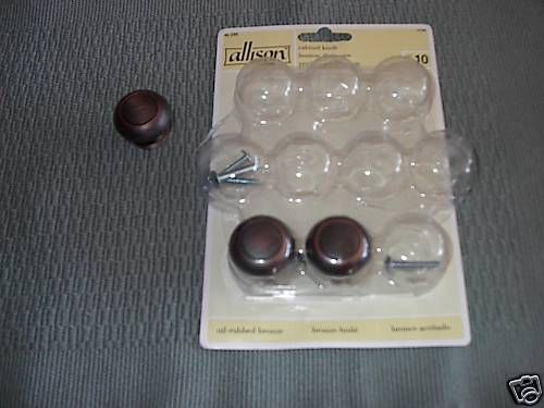 Lot 3 ALLISON Bronze Cabinet Drawer/Door Knobs/Pull new  