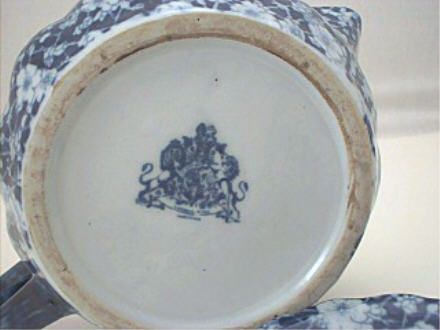 FLOW BLUE CHINTZ JUICER REAMER IRONSTONE  