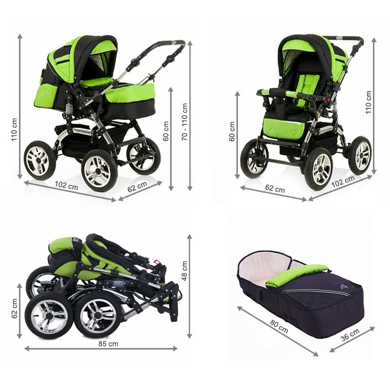 NEW PRAM 3 IN 1 CITY DRIVER IN 38 FANTASTIC COLOURS  