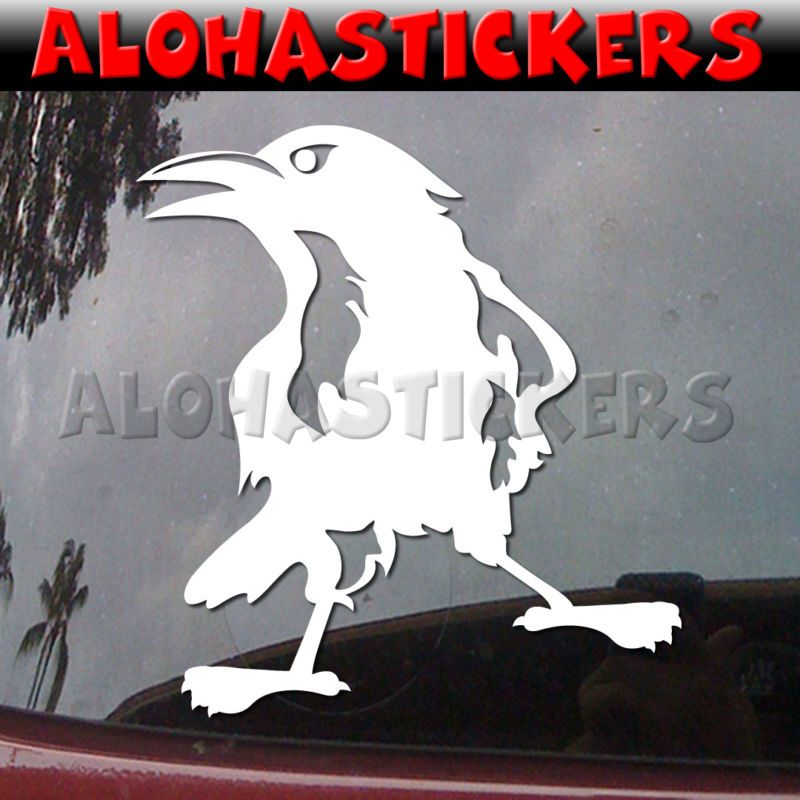 ANGRY CROW Vinyl Decal Car Truck Window Sticker B473  