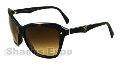 NEW PRADA SUNGLASSES SPR 24N HAVANA 2AU 6S1 SPR24N AUTH  