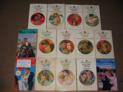 LOT OF 14 ROSEMARY CARTER HARLEQUIN PAPERBACKS  