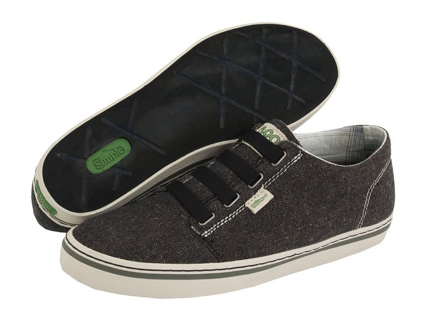 NEW Simple® Carport Elastic Casual Black Shoe Size 11   by Simple 