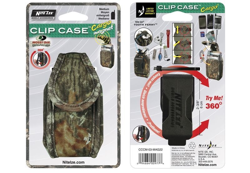 Nite Ize Clip Case Cargo Medium Mossy Oak CCCM 03 MAG22  