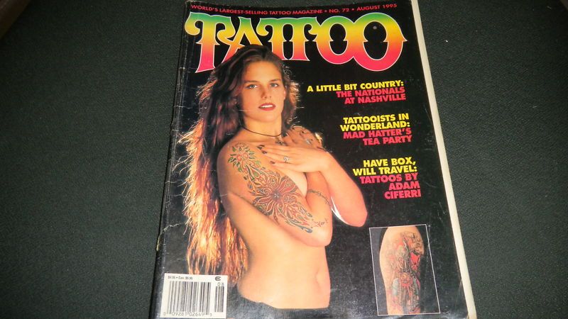 Tattoo Magazine August 1995 Adam Ciferri 0506E  