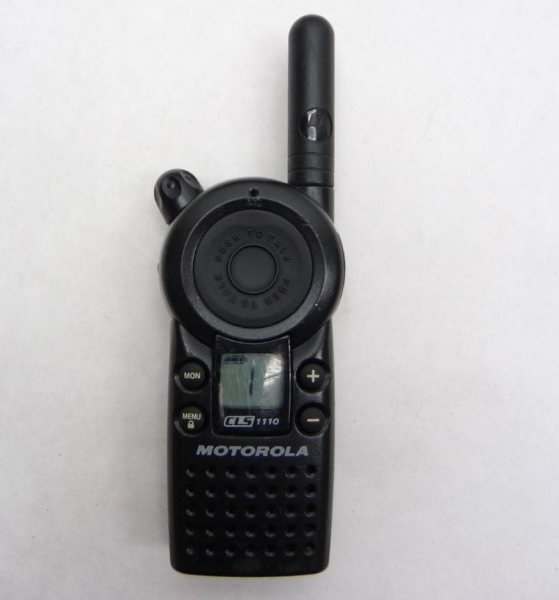   MOTOROLA CLS1110 CLS 1110 UHF 1 CHANNEL 5 MILE TWO 2 WAY RADIO PARTS