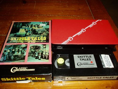 Skittle Tales VHS BOX WORN Nancy Ninepin/Red Beard  